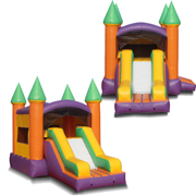 inflatable slide bouncer combo